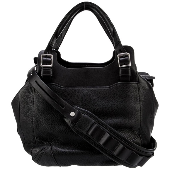 * Rag & Bone Top Handle Bag
* Black Leather
* Gunmetal & Tonal Hardware - Picture 3 of 6
